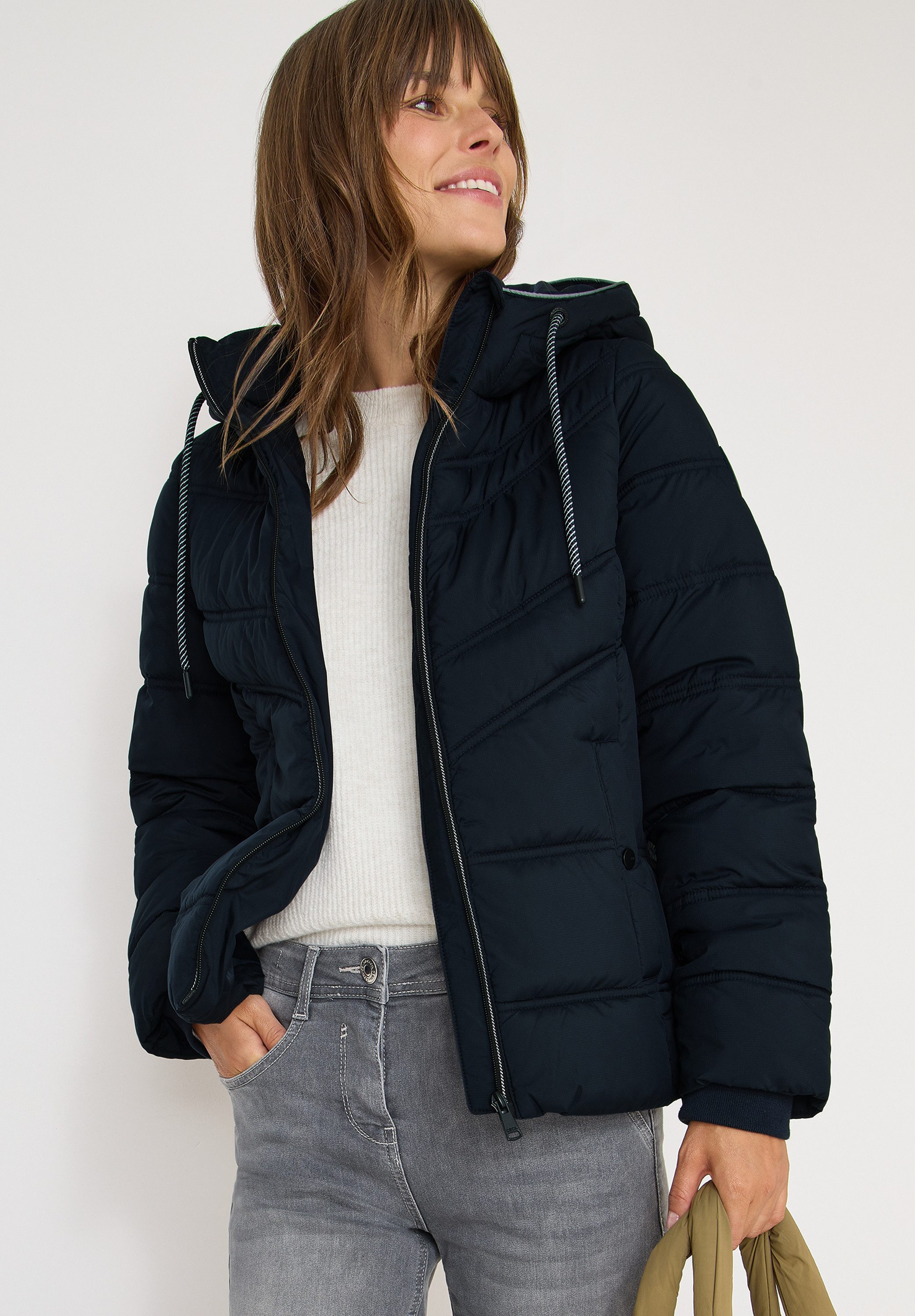 CECIL Steppjacke mit Kapuze