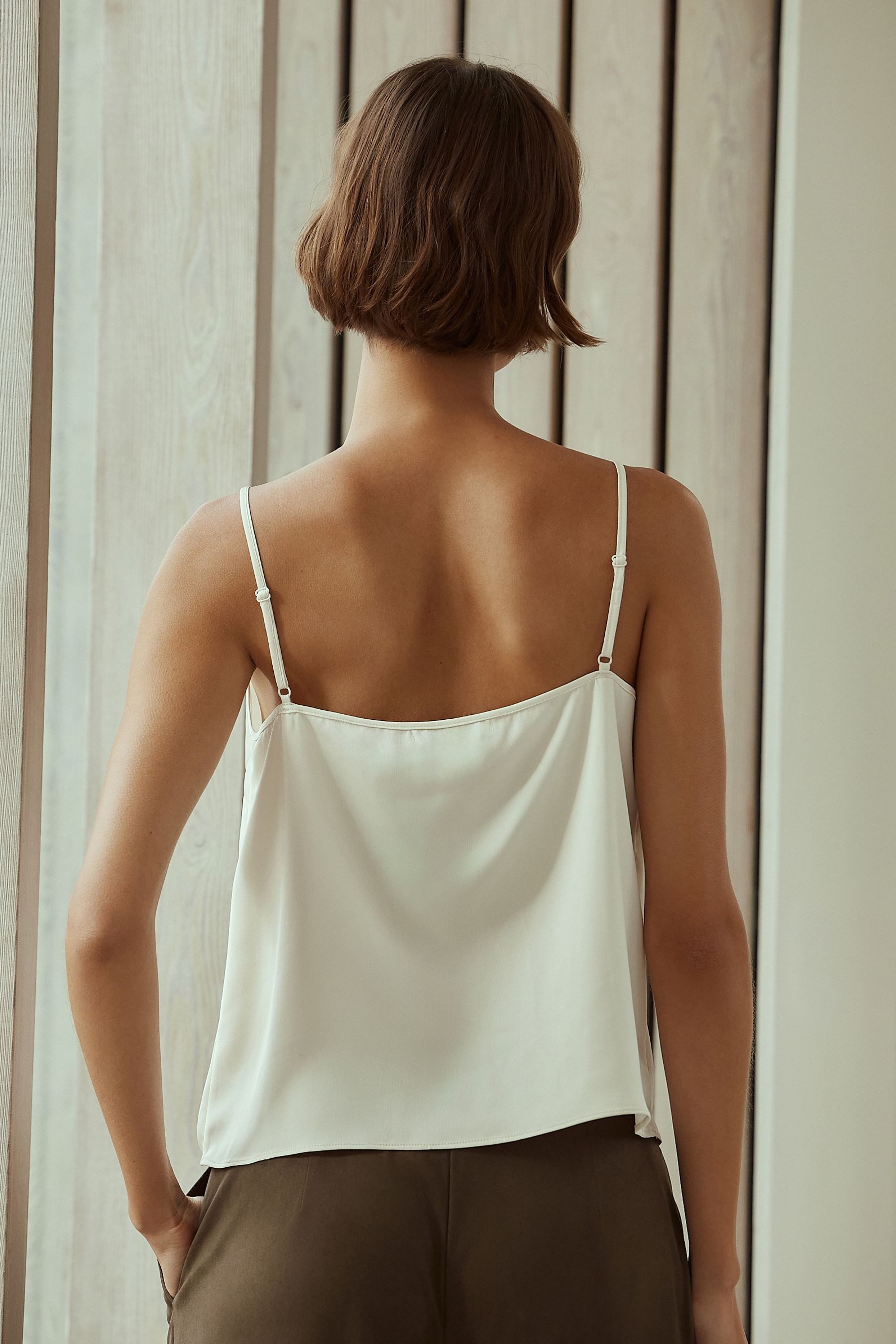 Next Trägertop Camisole-Top mit Satin und Spitze (1-tlg) günstig online kaufen