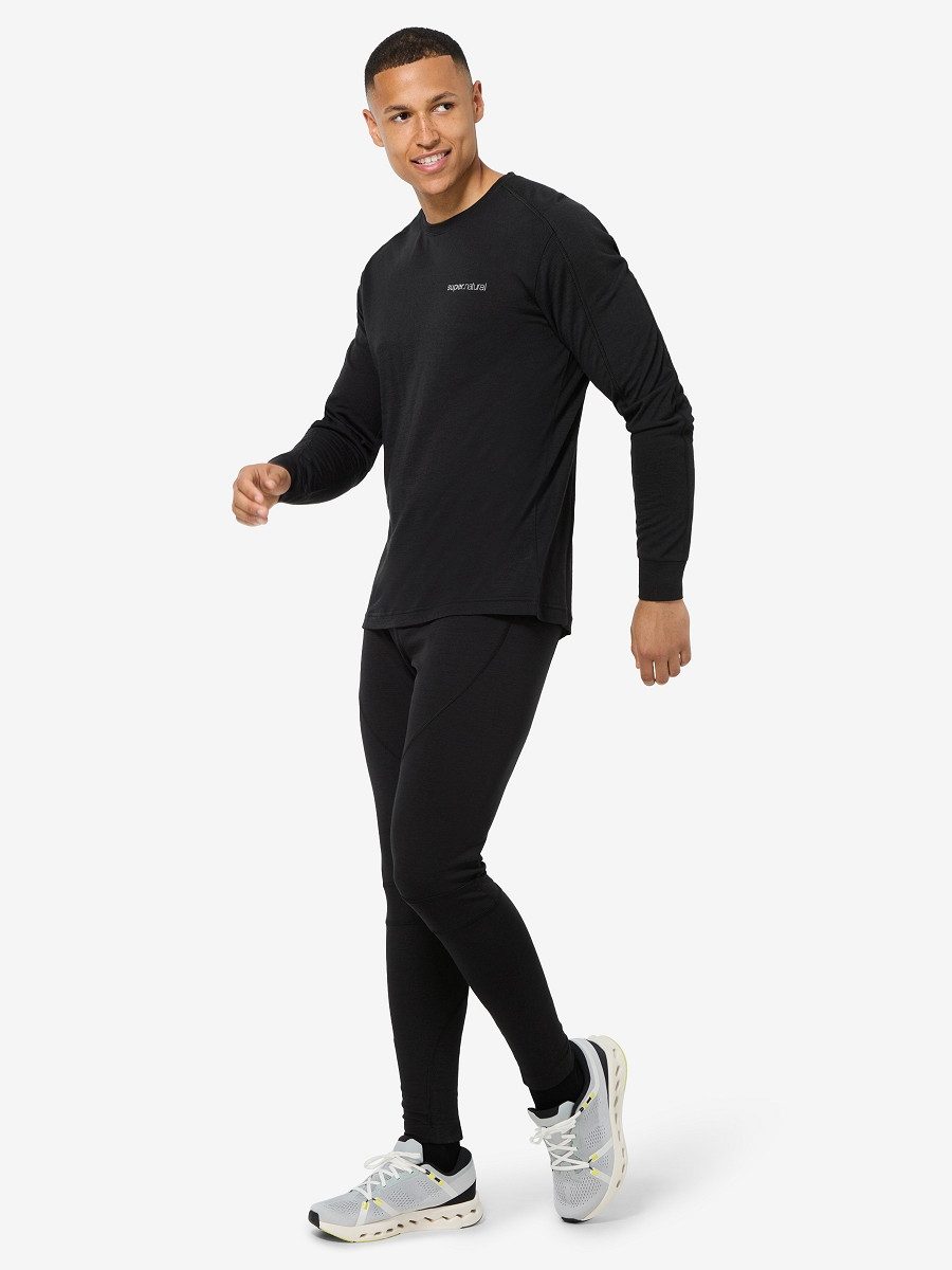SUPER.NATURAL Funktionstights für Herren, Merino UNIVERSAL TIGHTS figurbetont, atmungsaktiv
