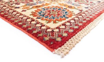 Wollteppich Kazak Teppich handgeknüpft rost, morgenland, rechteckig, Höhe: 6 mm