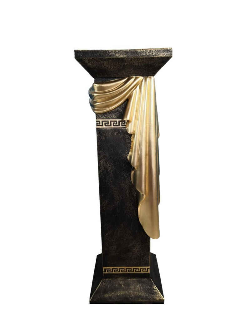 JVmoebel Skulptur Säule Römische Säulen Marmor Skulptur Figur Deko Ständer Medusa
