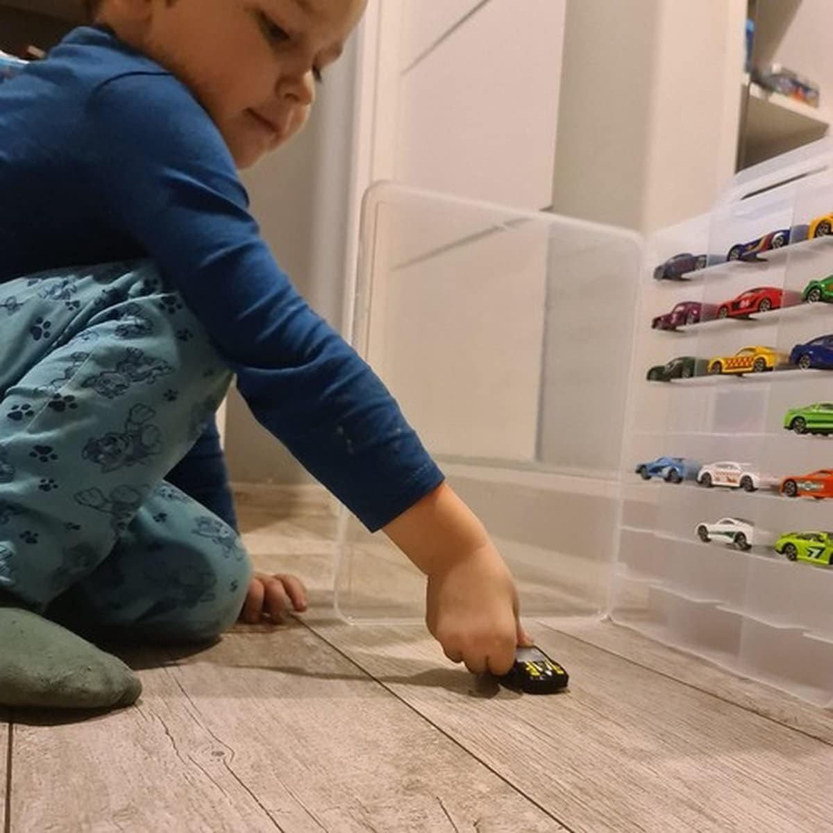KRUZZEL Spielzeug-Auto Bunte Autos Spielzeug/gefederte Kinderautos günstig online kaufen