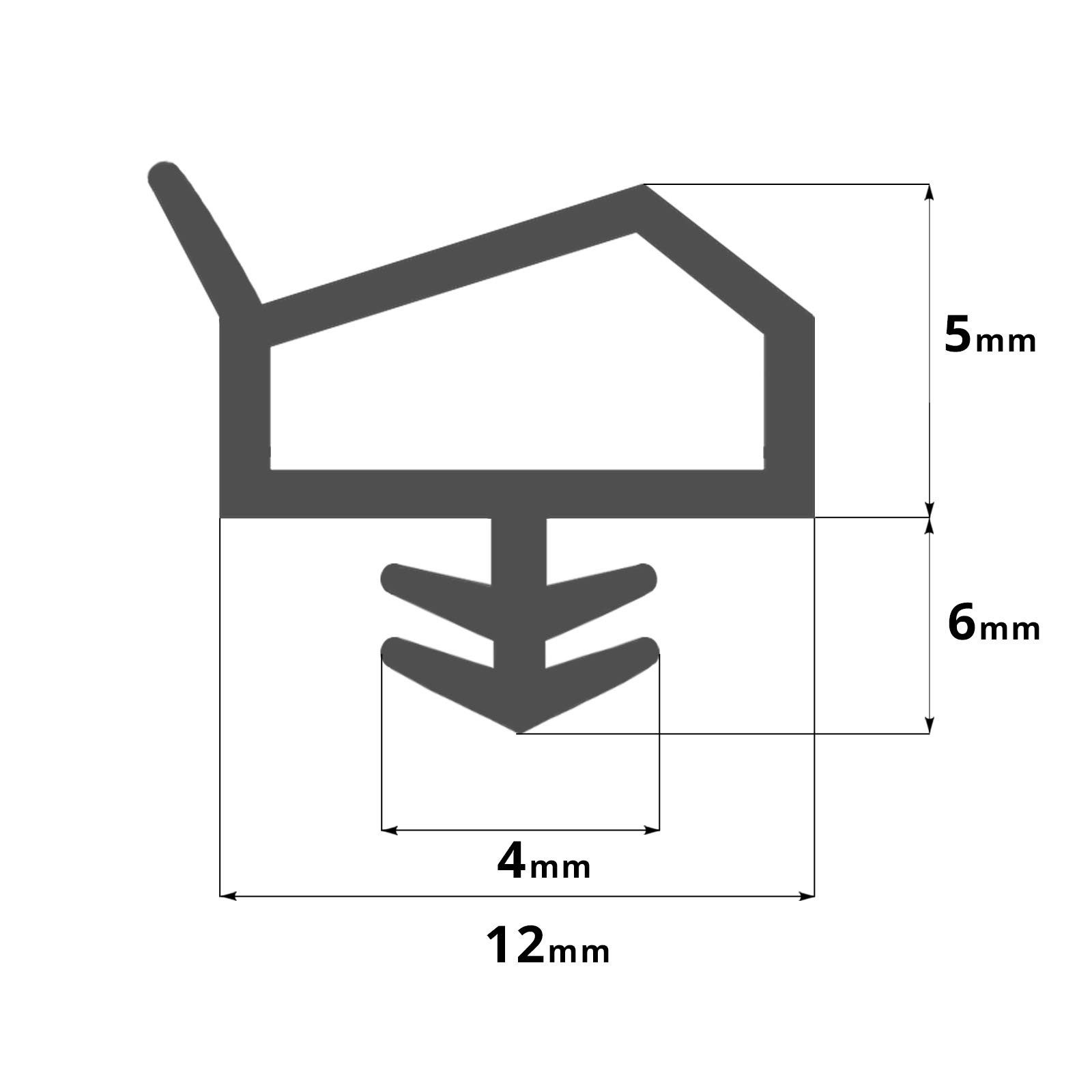 DQ-PP Türdichtband DQ-PP Flügelfalzdichtung, 1m, STD-05, STD-06, SFD-14,Gummidichtug, TPE Gummi Fensterdichtung : STD-05, STD-06, SFD-14