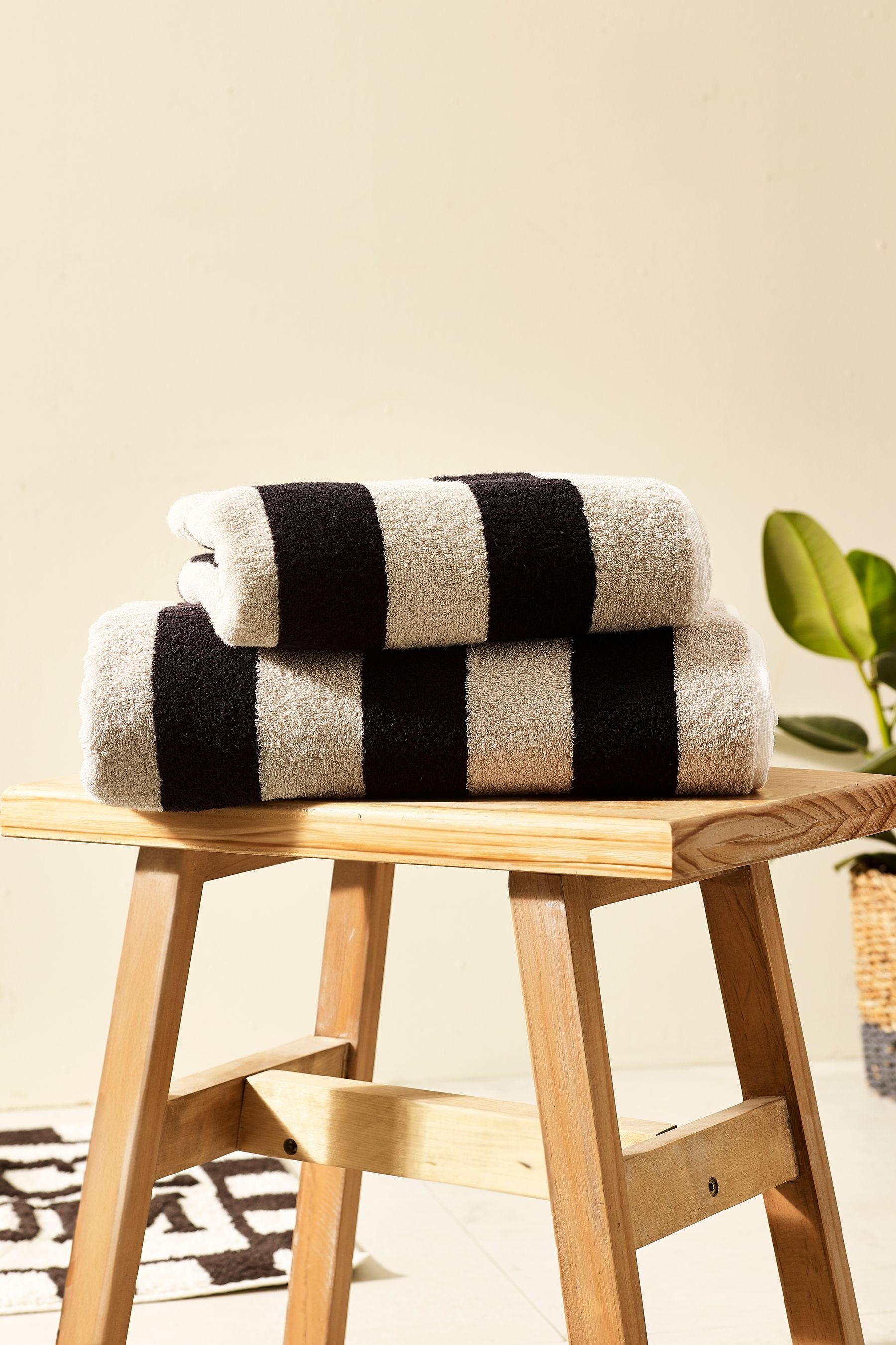 Next Handtuch Handtuch mit Blockstreifen, (1-St)