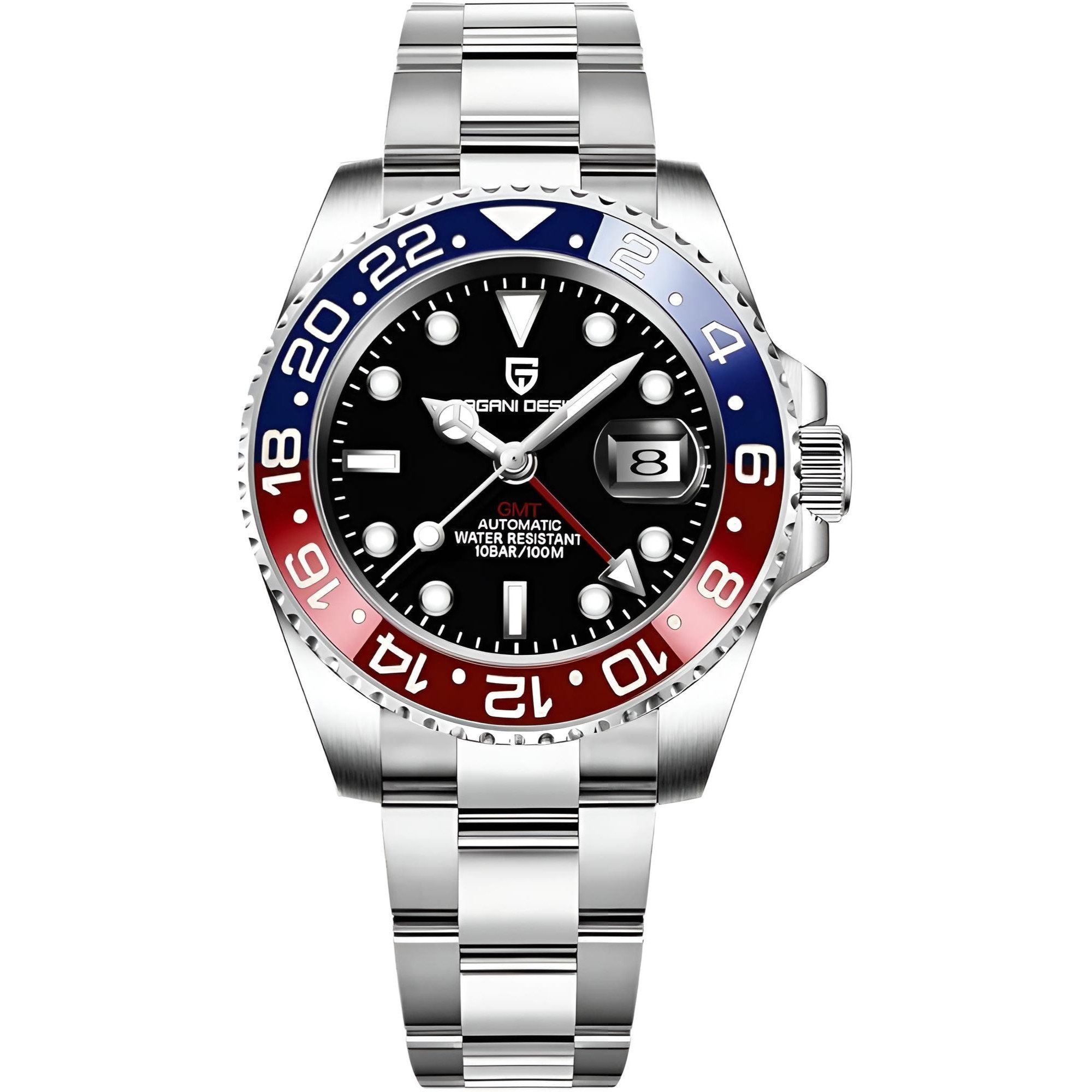 S&T Design Automatikuhr Herren Uhr Edelstahl Armbanduhr Herrenuhr GTM Drehb günstig online kaufen