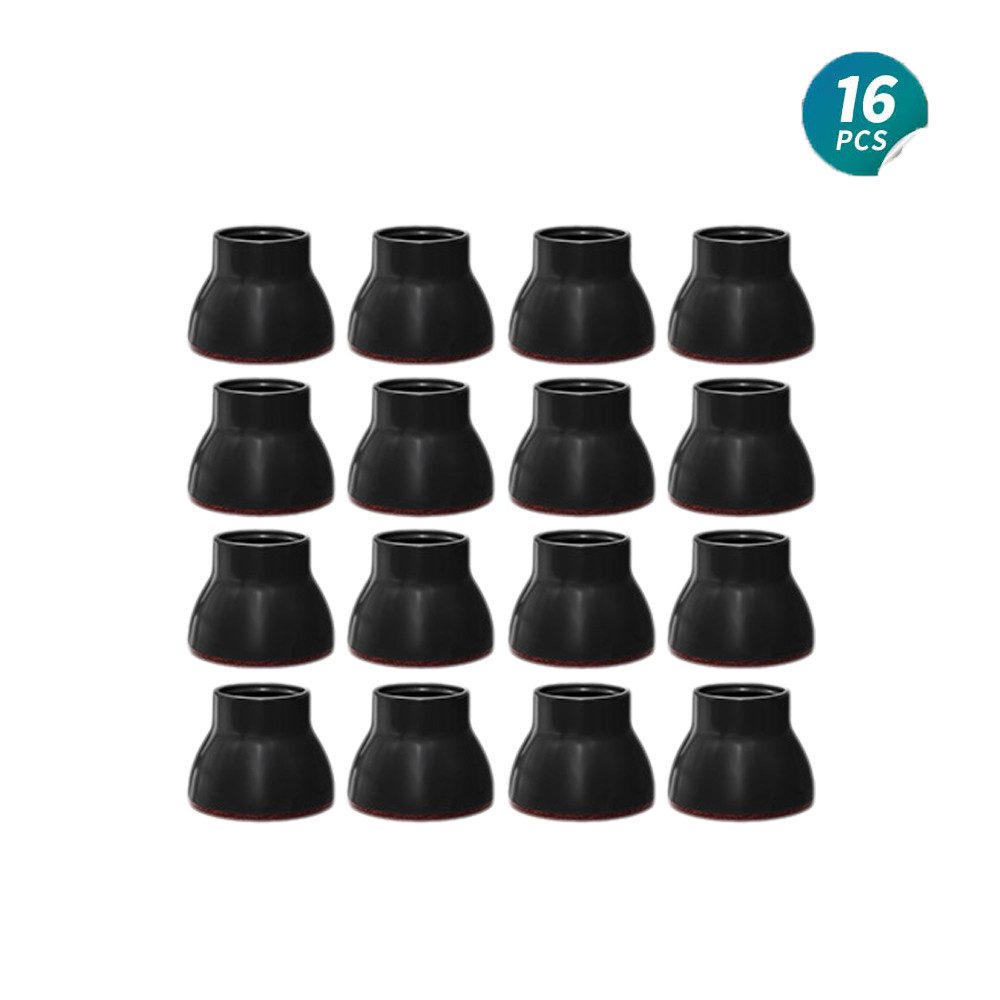 Coonoor Stuhlsocke Silikon-Filz Stuhlbeinverschoner, Schutz vor Kratzern und Geräuschen, (16 St), Sanftes Bewegen für Stuhlfüße