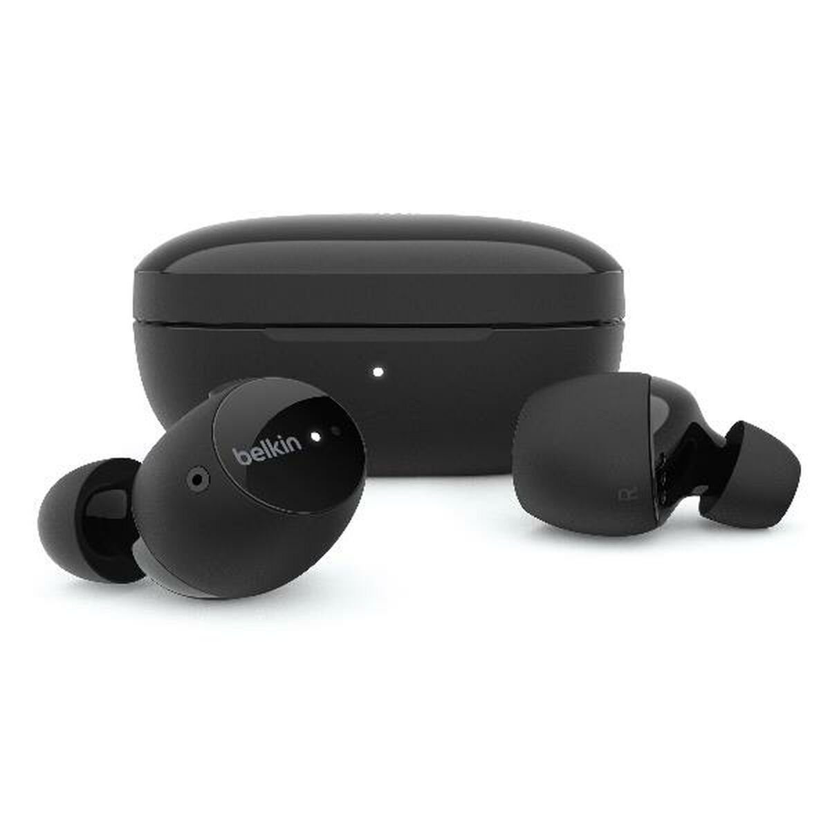 Belkin Kopfhörer mit Mikrofon Belkin Kopfhörer Bluetooth AUC003BTBK schwarz