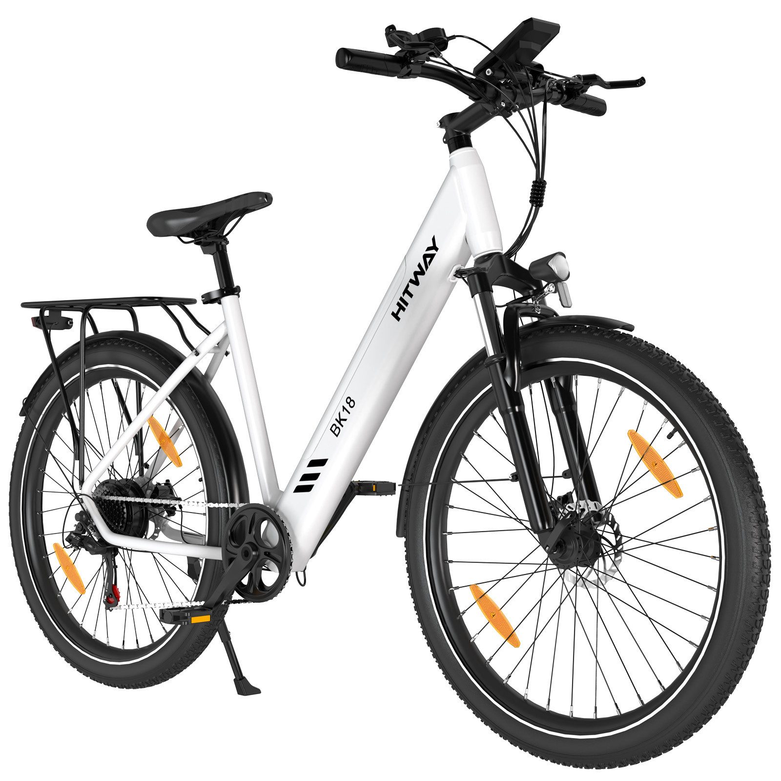 E-Bike Pedelec 27,5 zoll Elektrofahrrad mit 36V12Ah Akku bis zu 40-80km E-Cityrad