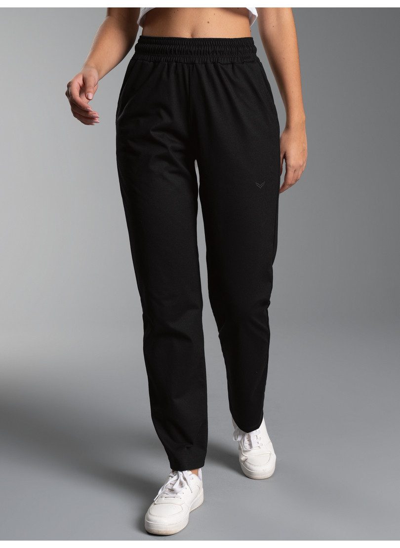 Trigema Jerseyhose TRIGEMA Hose DELUXE Baumwolle (1-tlg)