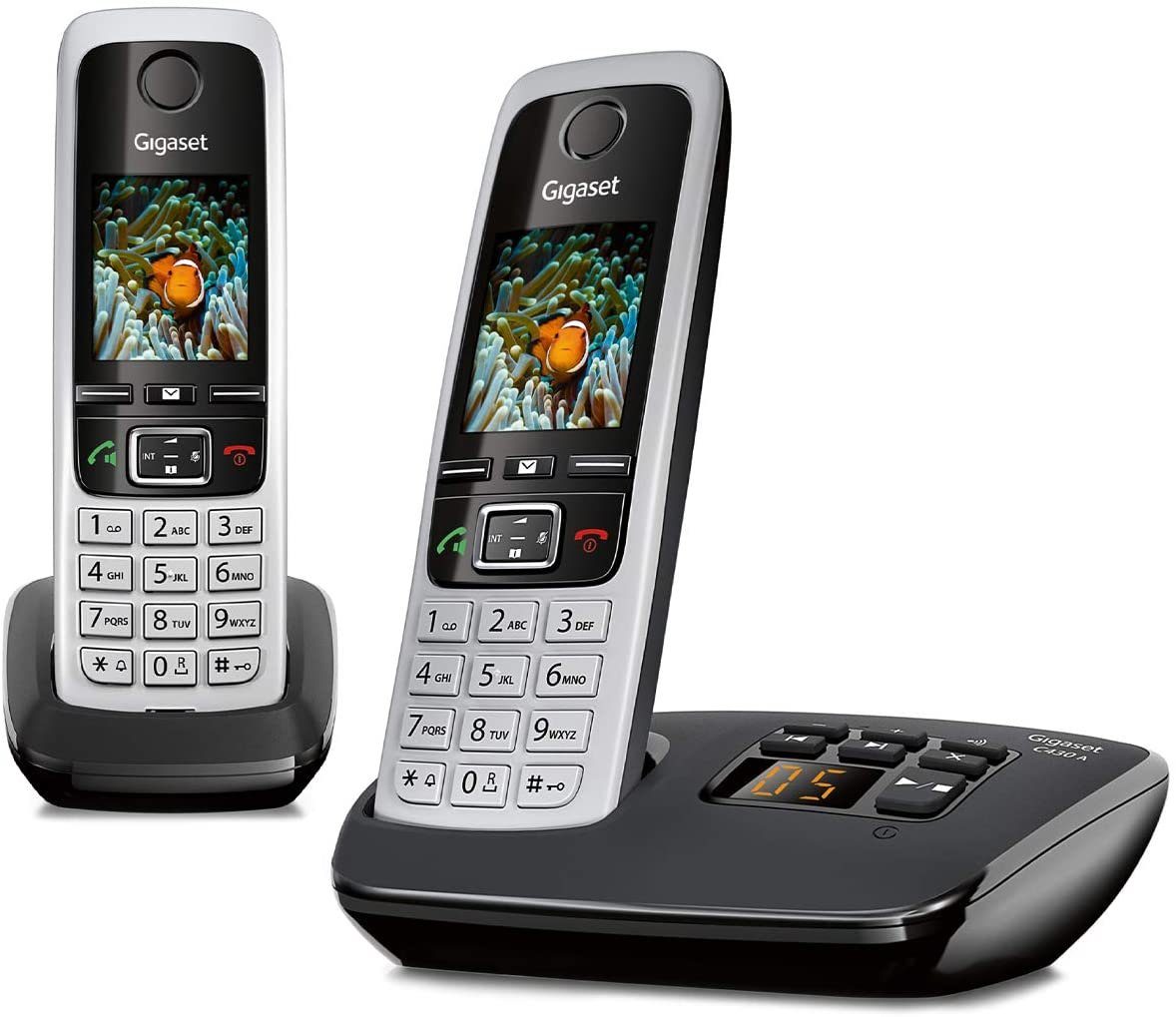 Gigaset GIGASET C 430 A Duo Schnurloses DECT Telefon DECT-Telefon (Mobilteile: 2)
