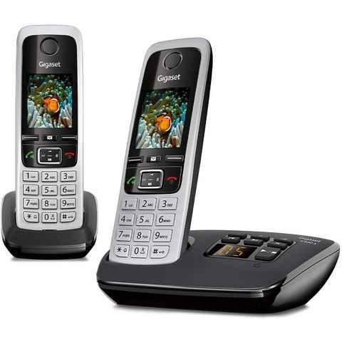 Gigaset GIGASET C 430 A Duo Schnurloses DECT Telefon DECT-Telefon (Mobilteile: 2)