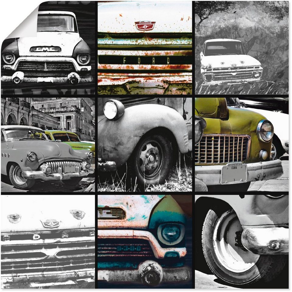 Artland Wandbild Autos I, Auto (1 St), als Alubild, Leinwandbild,  Wandaufkleber oder Poster in versch. Größen