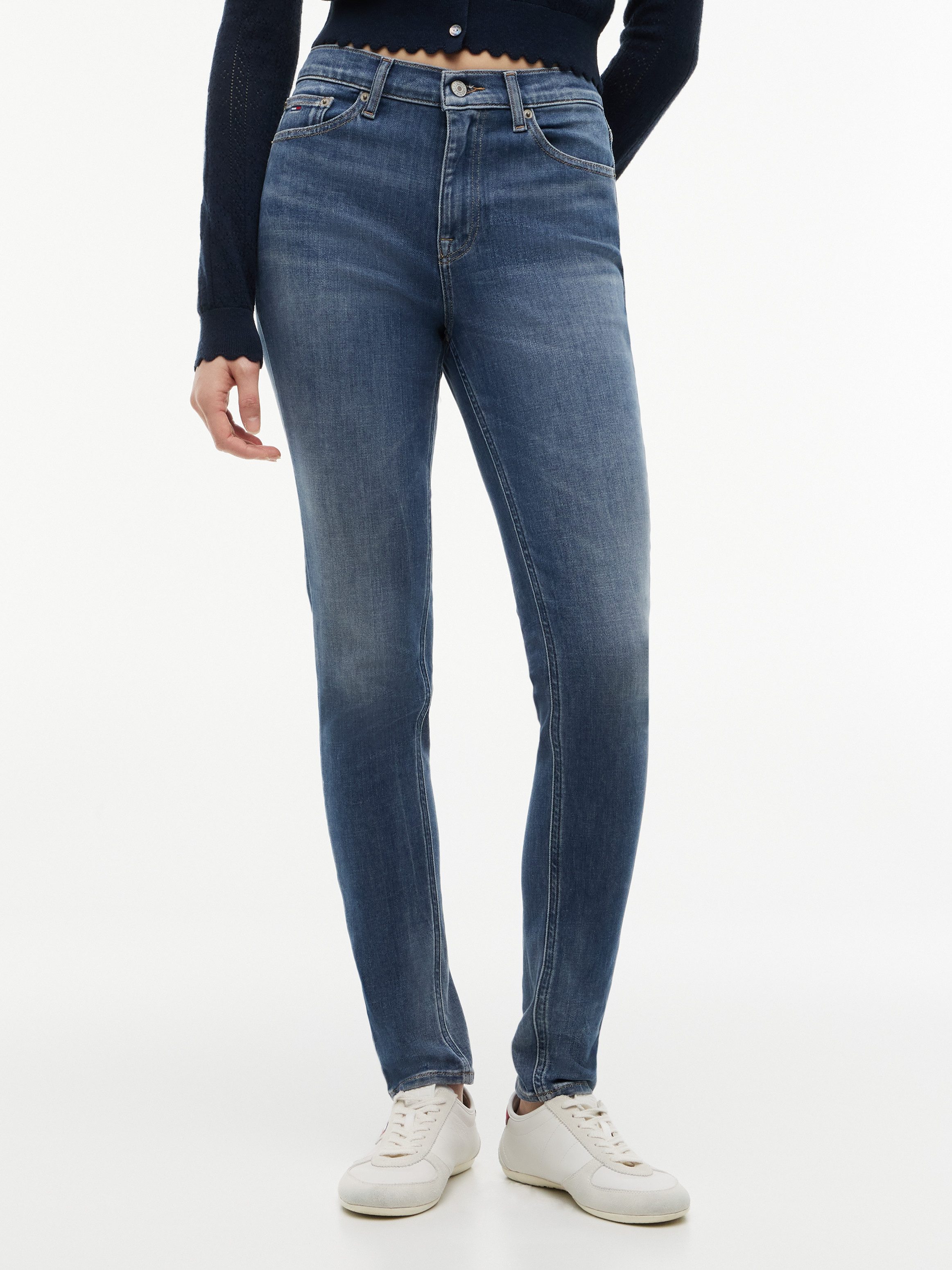 Tommy Jeans Skinny-fit-Jeans NORA MR SKNY Baumwollmischung, skinny fit