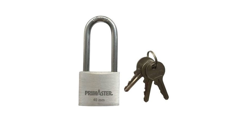 Primaster Vorhängeschloss Primaster Vorhängeschloss Aluminium 40 mm