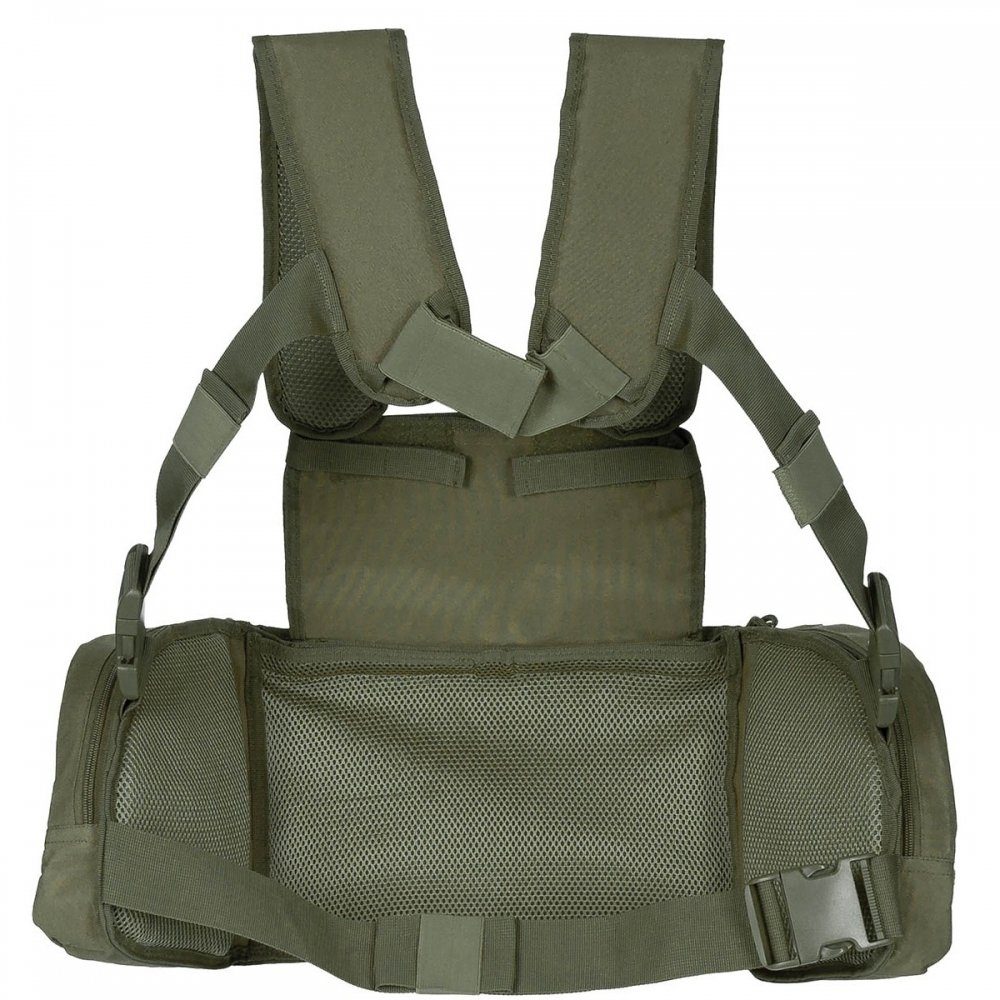 MFH Funktionsweste Chest Rig, Mission, oliv mit Modularsystem