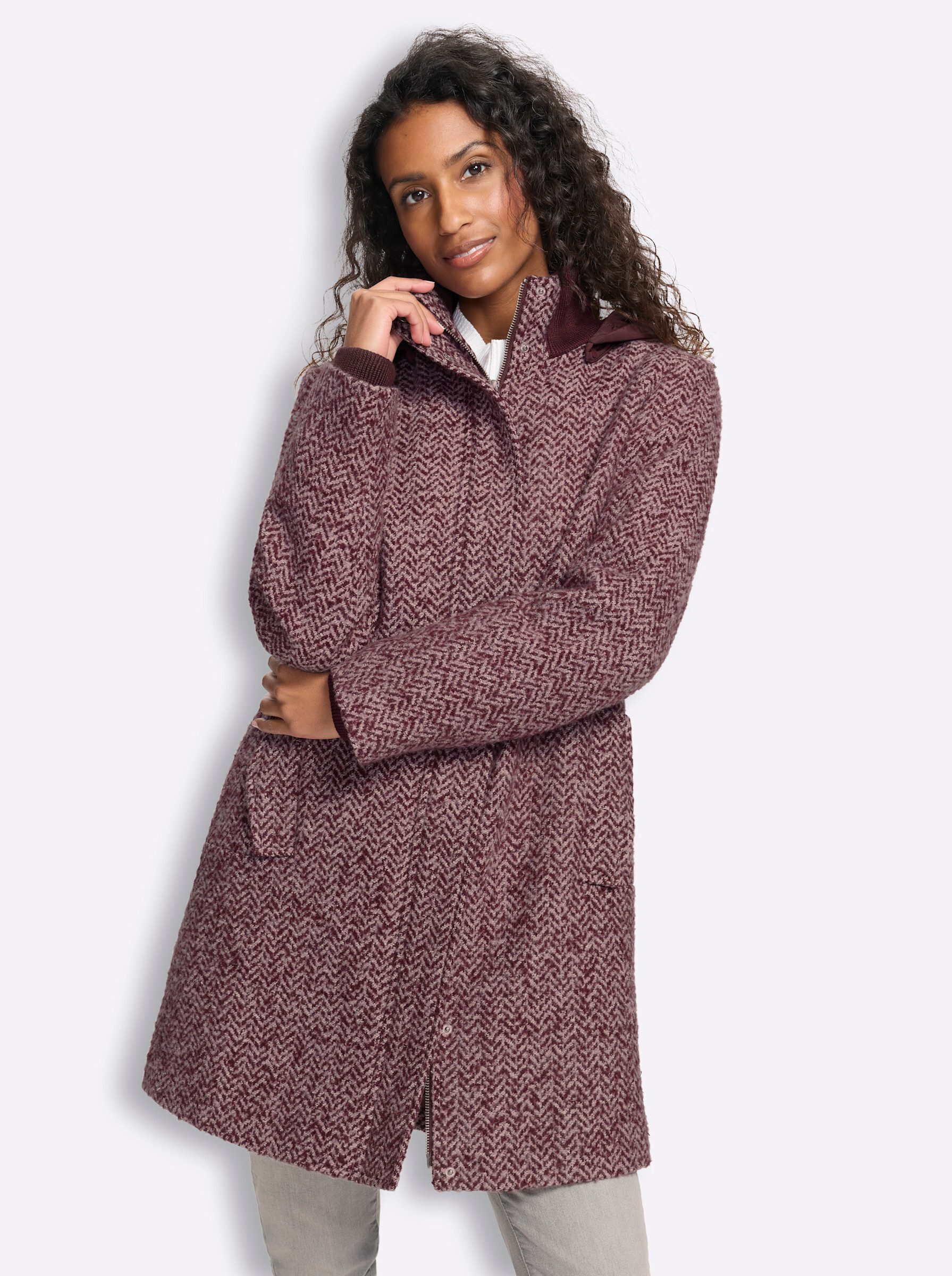 heine Winterjacke Longjacke Langarm