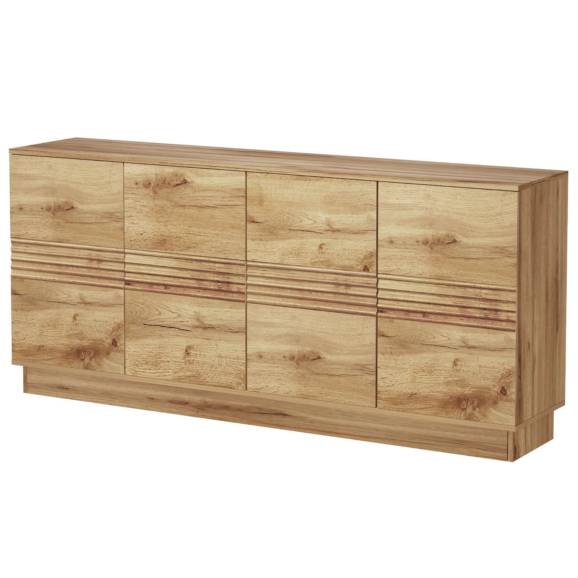 OTTO home Sideboard Angers, Kommode, Push-to-open, 4 Türen, Breite 180 cm