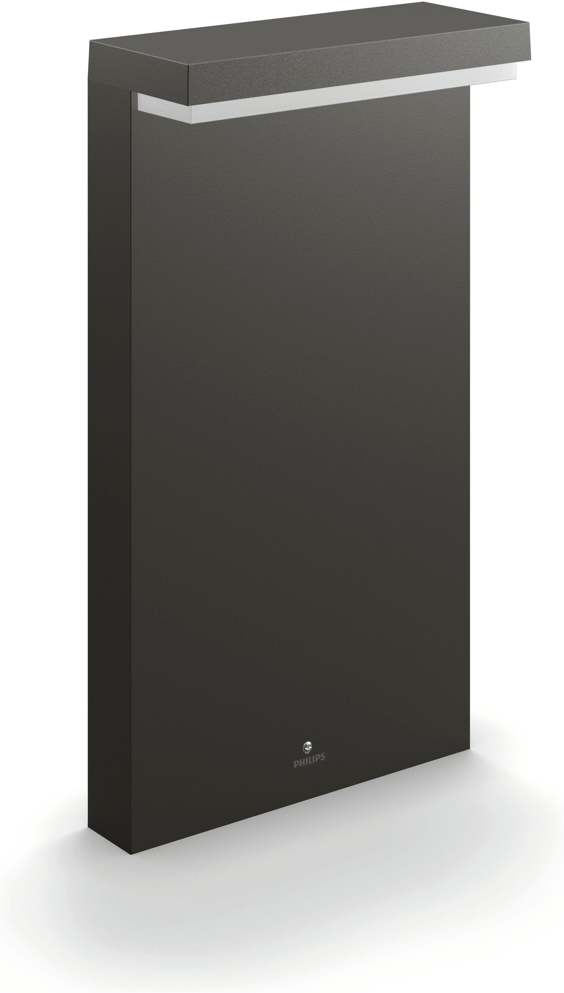 Philips LED Sockelleuchte myGarden Bustan, 1000lm, Anthrazit, LED fest integriert, Warmweiß