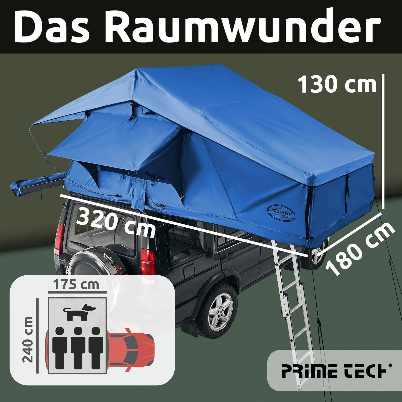 Prime Tech Dachzelt Prime Tech Autodachzelt günstig online kaufen