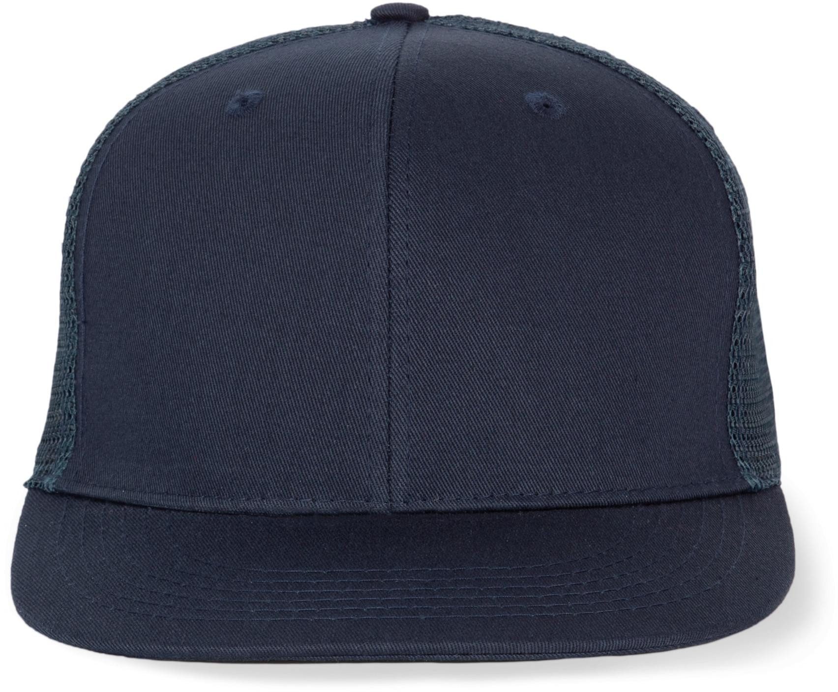 Trucker Cap Trucker-Cap - 6-Panels-Kappe, Flachschirm