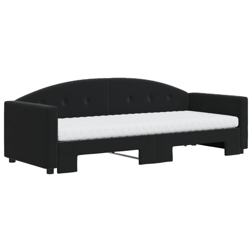 vidaXL Bett Tagesbett Ausziehbar mit Matratzen günstig online kaufen