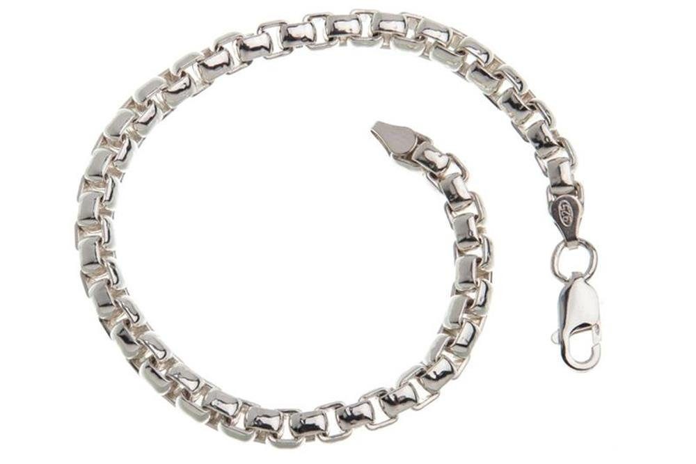 Silberarmband Veneziakette Armband rund 5,3mm - 925 Silber
