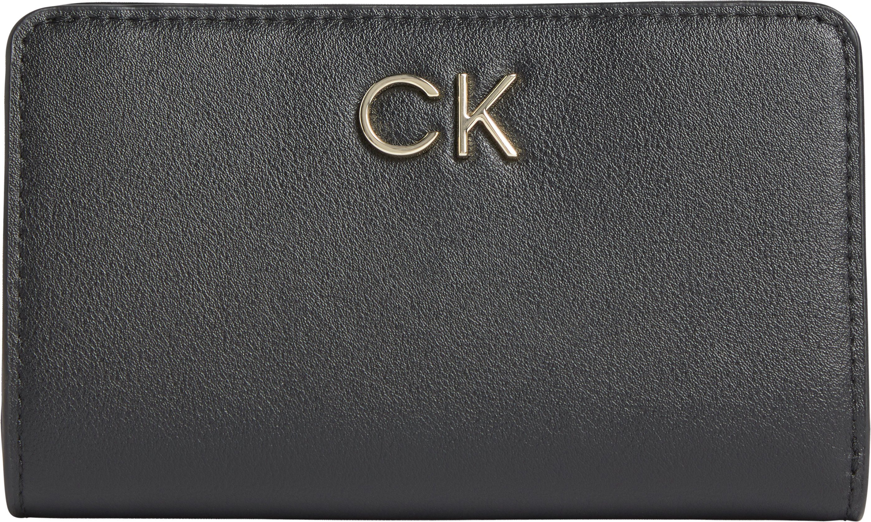 Calvin Klein Geldbörse RE-LOCK BIFOLD FRENCH WALLET Ck-Black
