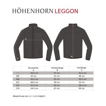 Höhenhorn Fleecejacke Leggon Kinder Fleece Jacke Jungen Mädchen Full Zip Outdoor Freizeit