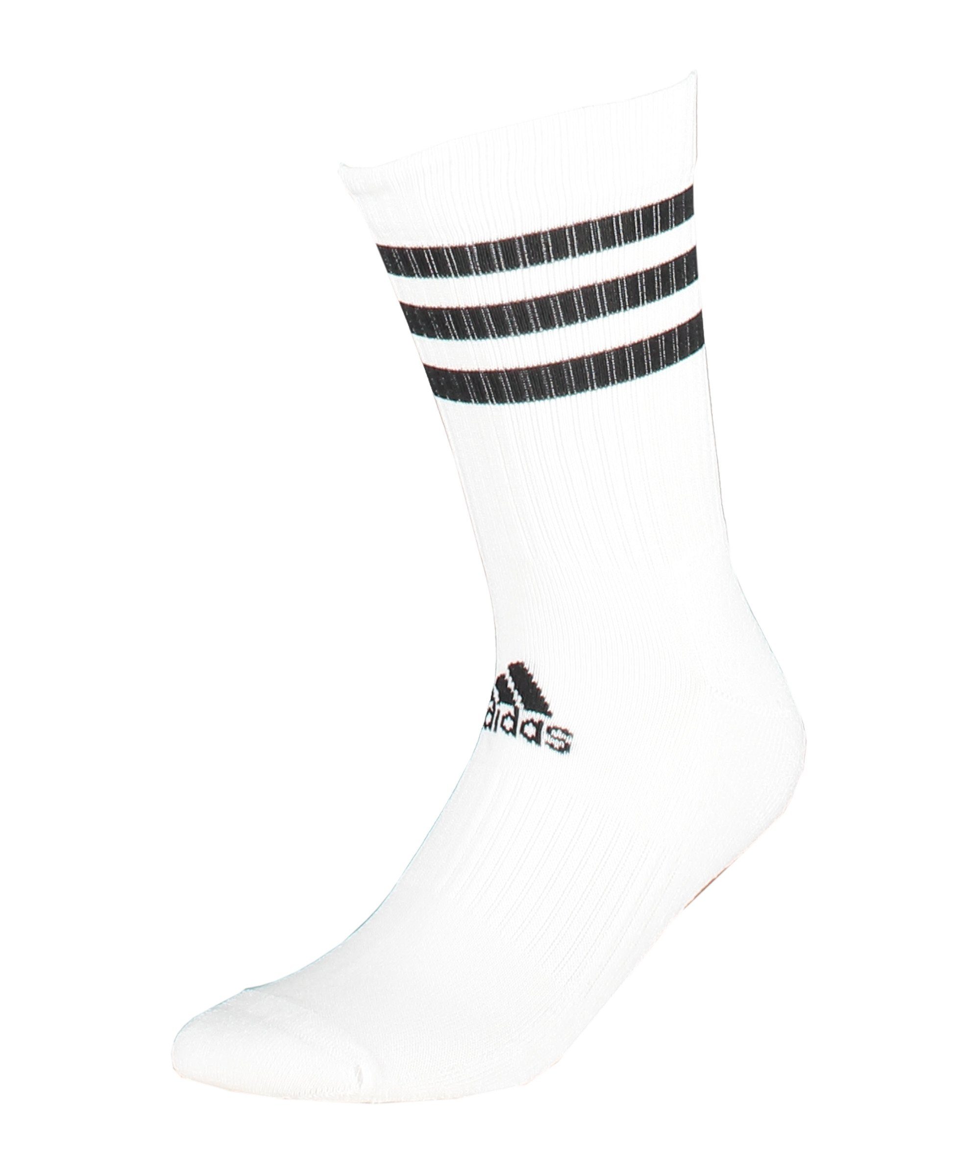 adidas Performance Freizeitsocken adidas Performance 3S Socken Weiß Freizeitsocken Baumwolle