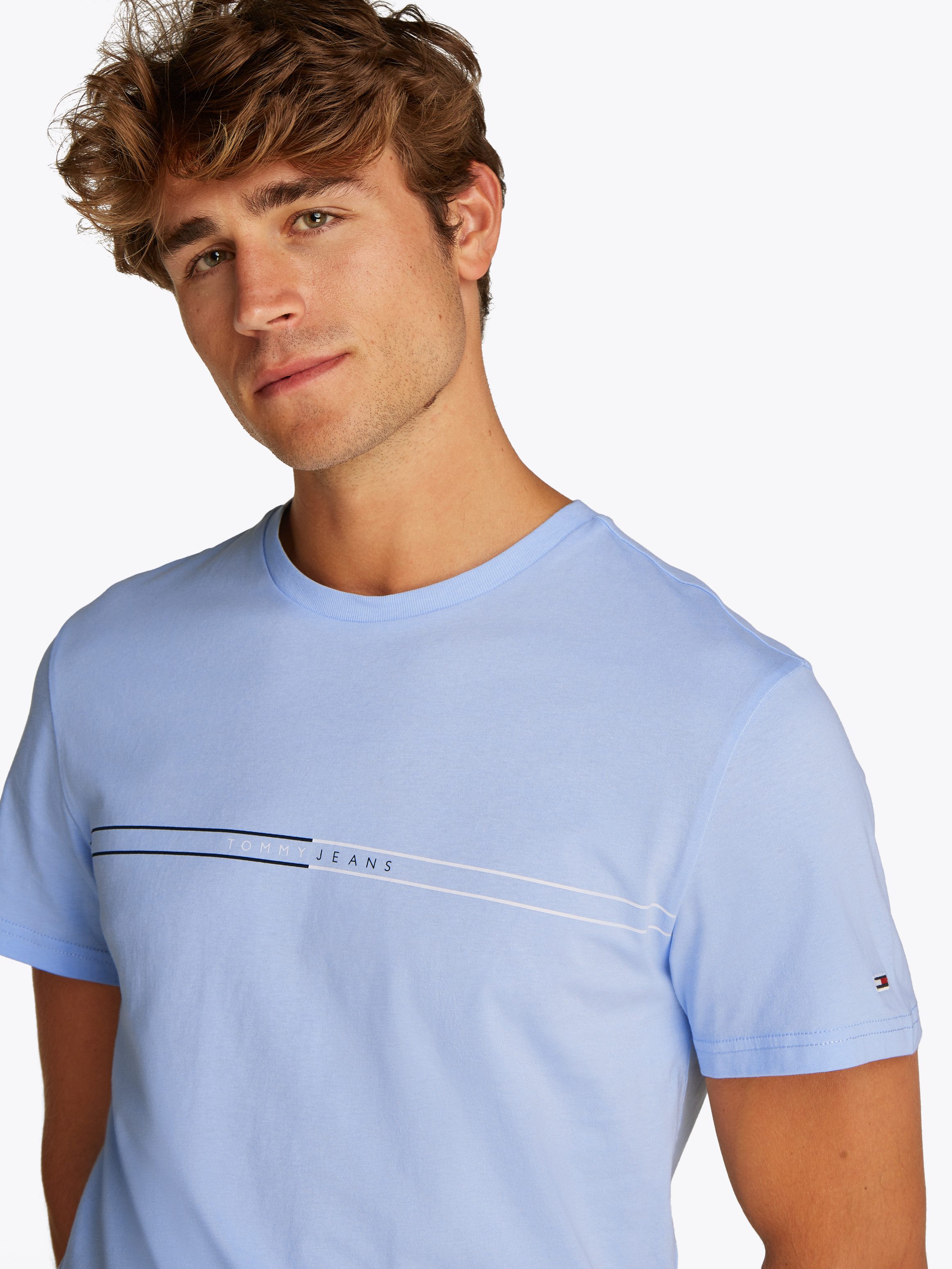 Tommy Jeans Kurzarmshirt TJM SLIM ENTRY günstig online kaufen
