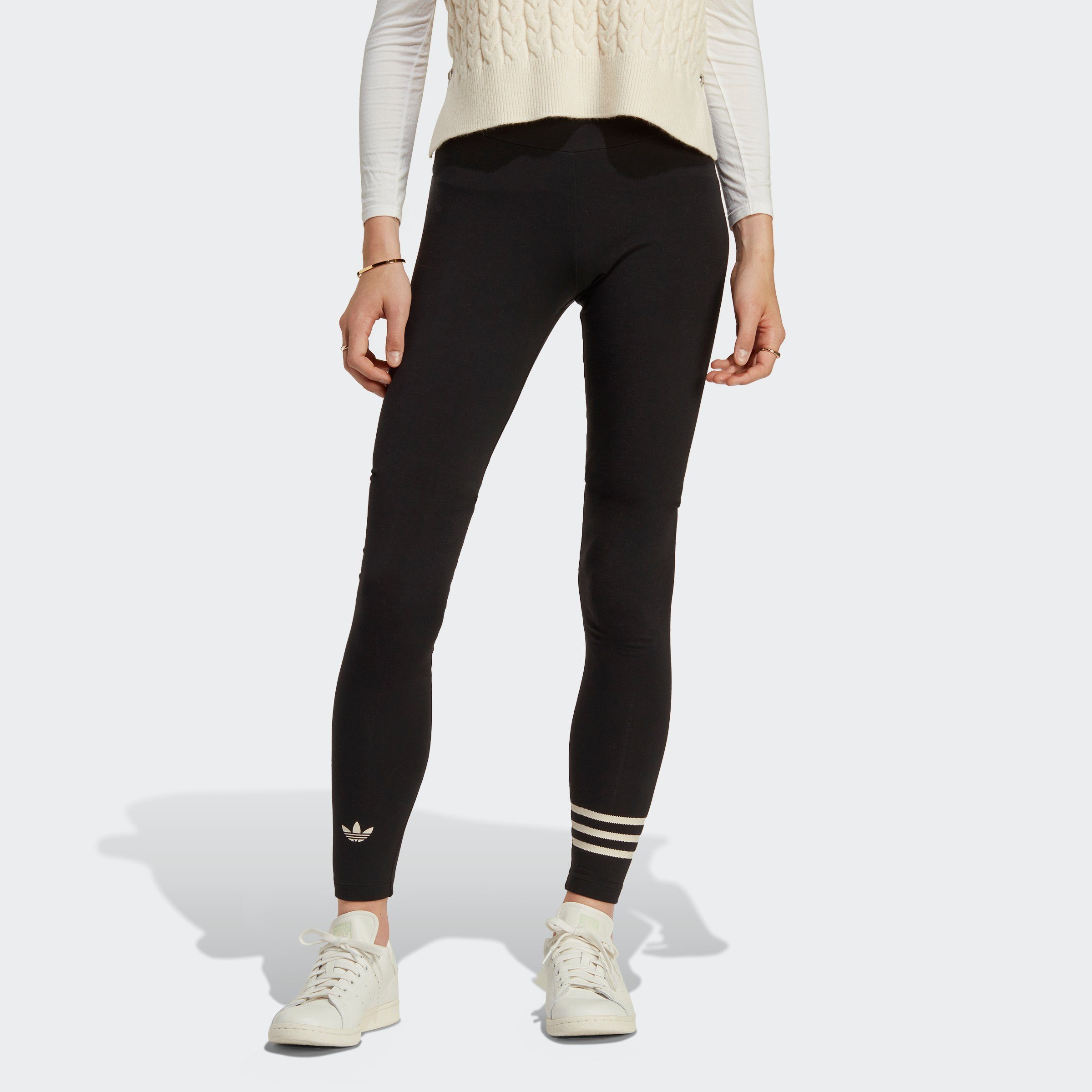 ADICOLOR GROSSE adidas schwarz (1-tlg) NEUCLASSICS FULL LENGTH – Originals GRÖSSEN Leggings