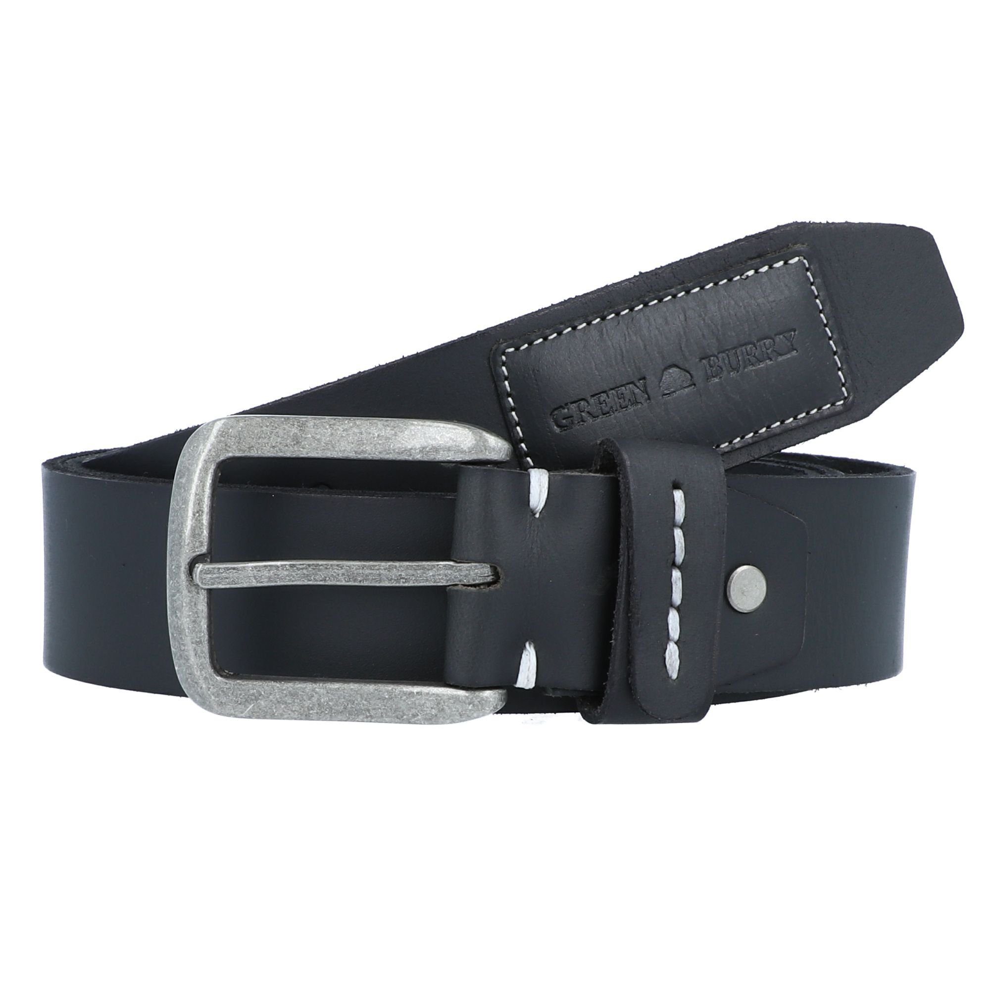 Greenburry Ledergürtel Belt Dornschließe schwarz