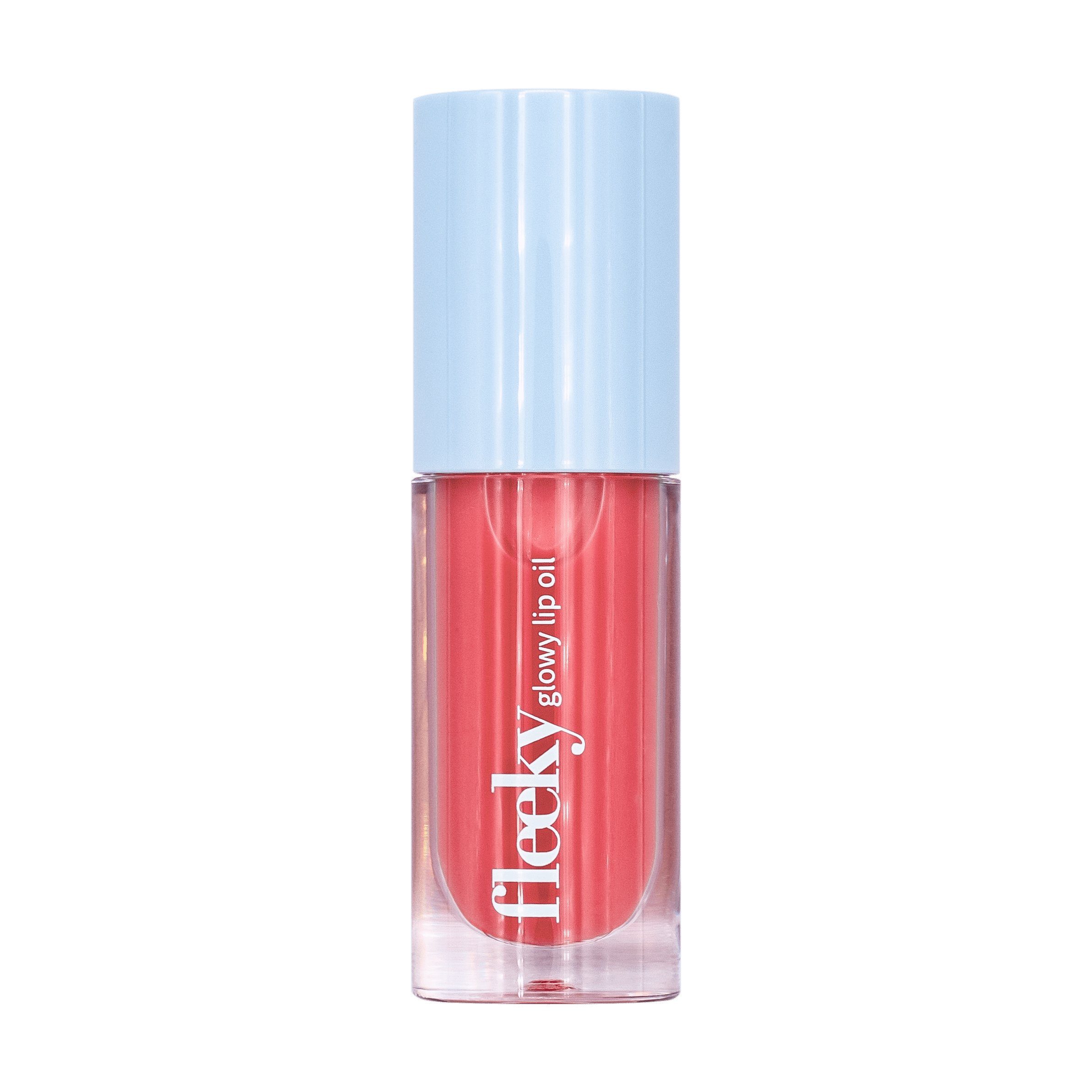 fleeky Lippenöl Glowy Lip Oil - Intensive Pflege mit verführerischem Glanz, Vegane Lippenpflege mit Glow-Effekt & natürlicher Farbtönung