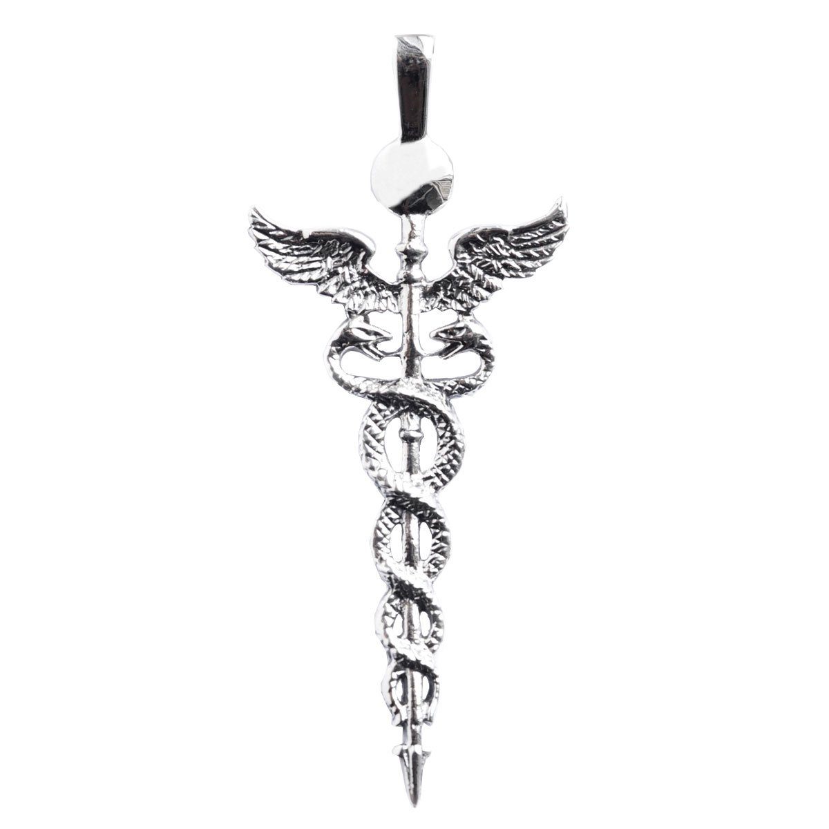 HOPLO Kettenanhänger Stab der Heilung groß Anhänger 925er Silber 72x31mm günstig online kaufen