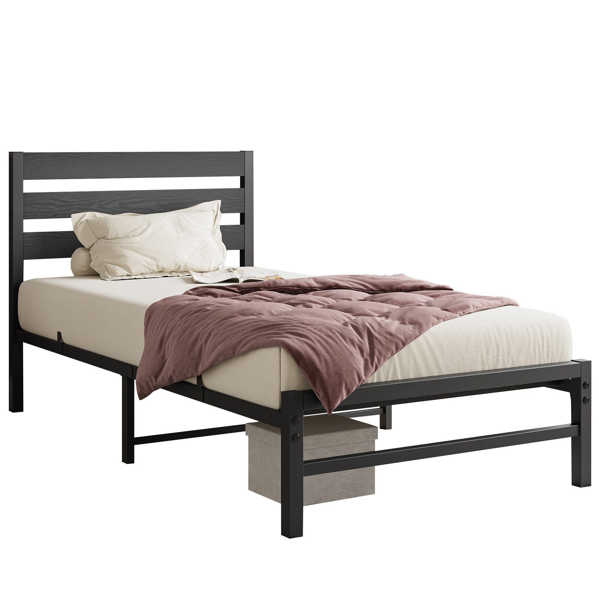 OKWISH Metallbett Modernes Design (Metallbett mit günstig online kaufen