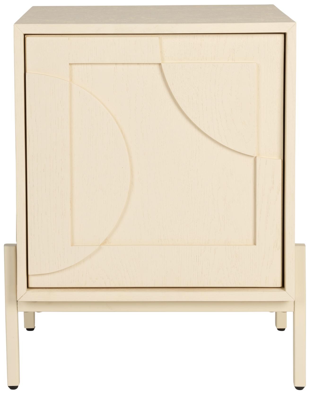 Zuiver Beistelltisch ZUIVER Beistelltisch FACES – Massivholz & 3D-Front