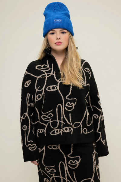 Studio Untold Troyer Troyer oversized Face-Silhouetten