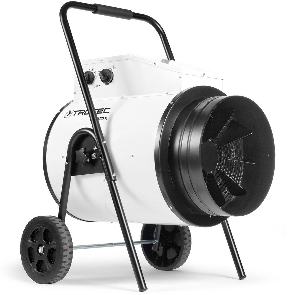 TROTEC Heizlüfter TDS 120 R, 30000 W, Elektroheizer, Bauheizer mit integriertem Thermostat
