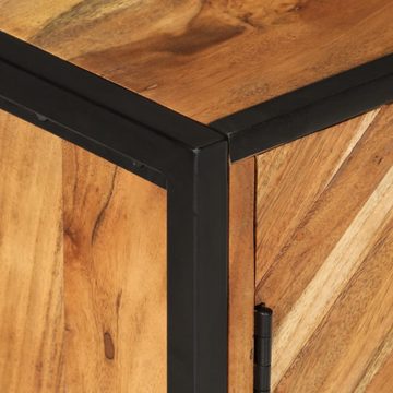 vidaXL Badezimmer-Set Badschrank 40x30x60 cm Massivholz Akazie und Eisen
