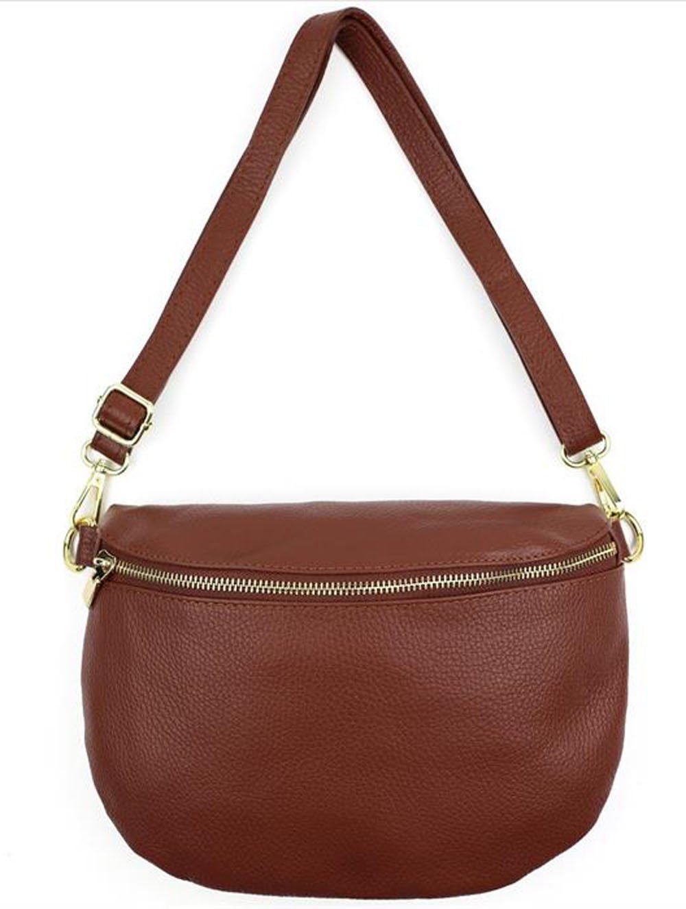 Bauchtasche Damen Bauchtasche Umhängetasche Cross Body Bag echt Leder