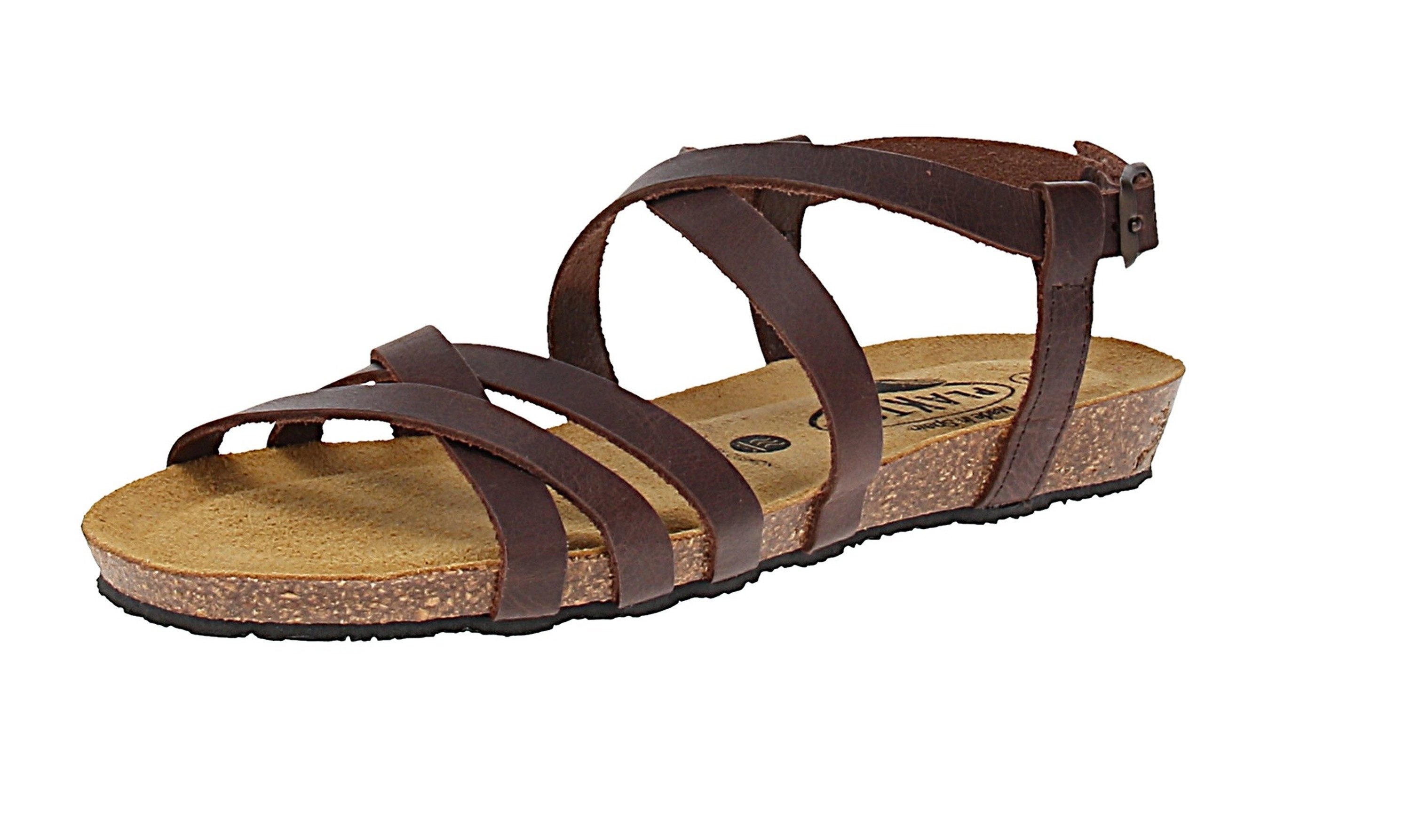 Plakton plakton 405184 Fran Vali Dakota - Damen Pantolette - Coffee Sandale