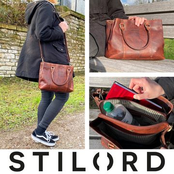 STILORD Handtasche "Lexa" Große Leder Handtasche Damen Vintage
