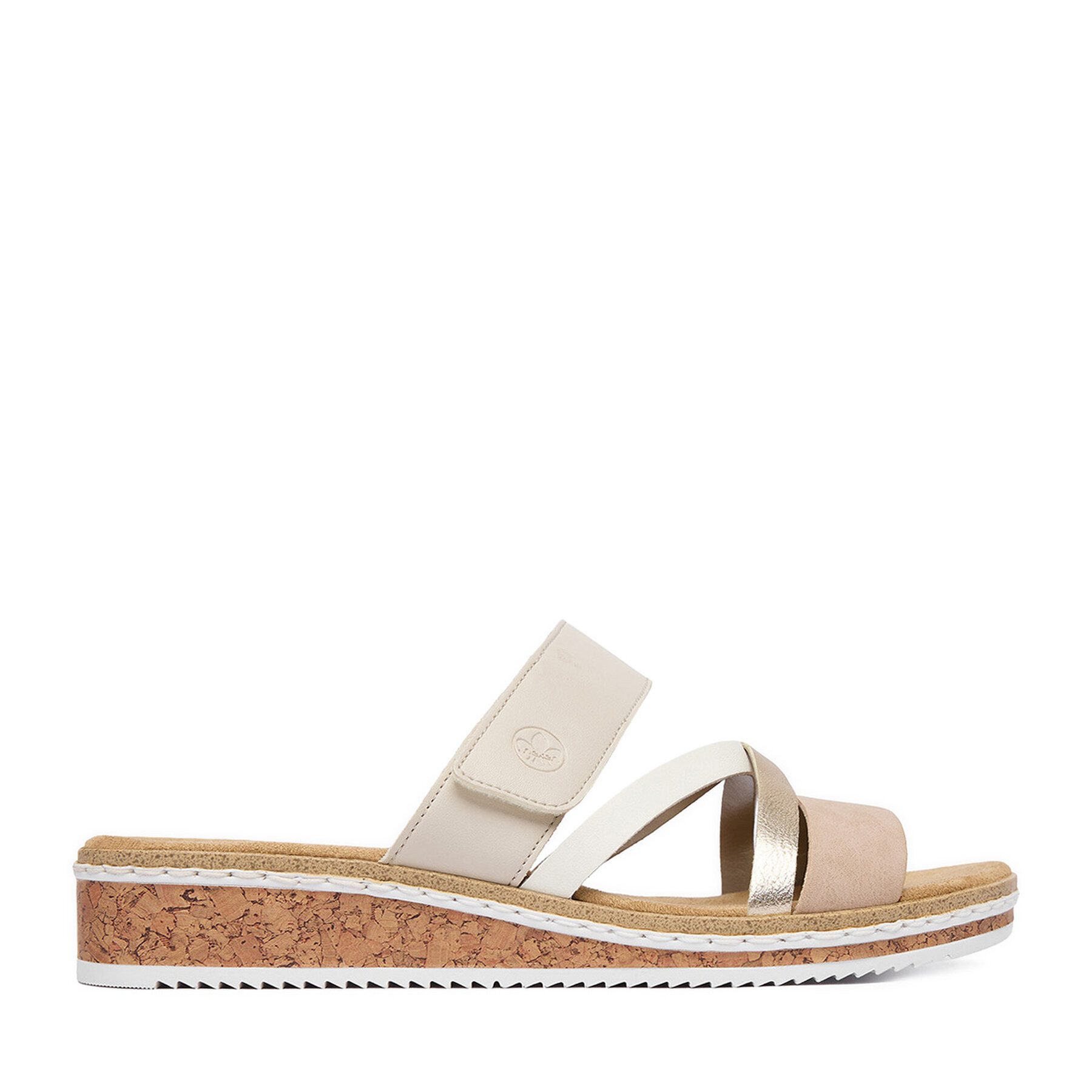 Rieker Rieker Damen-Flip-Flops Beige V3652-94 Badepantolette