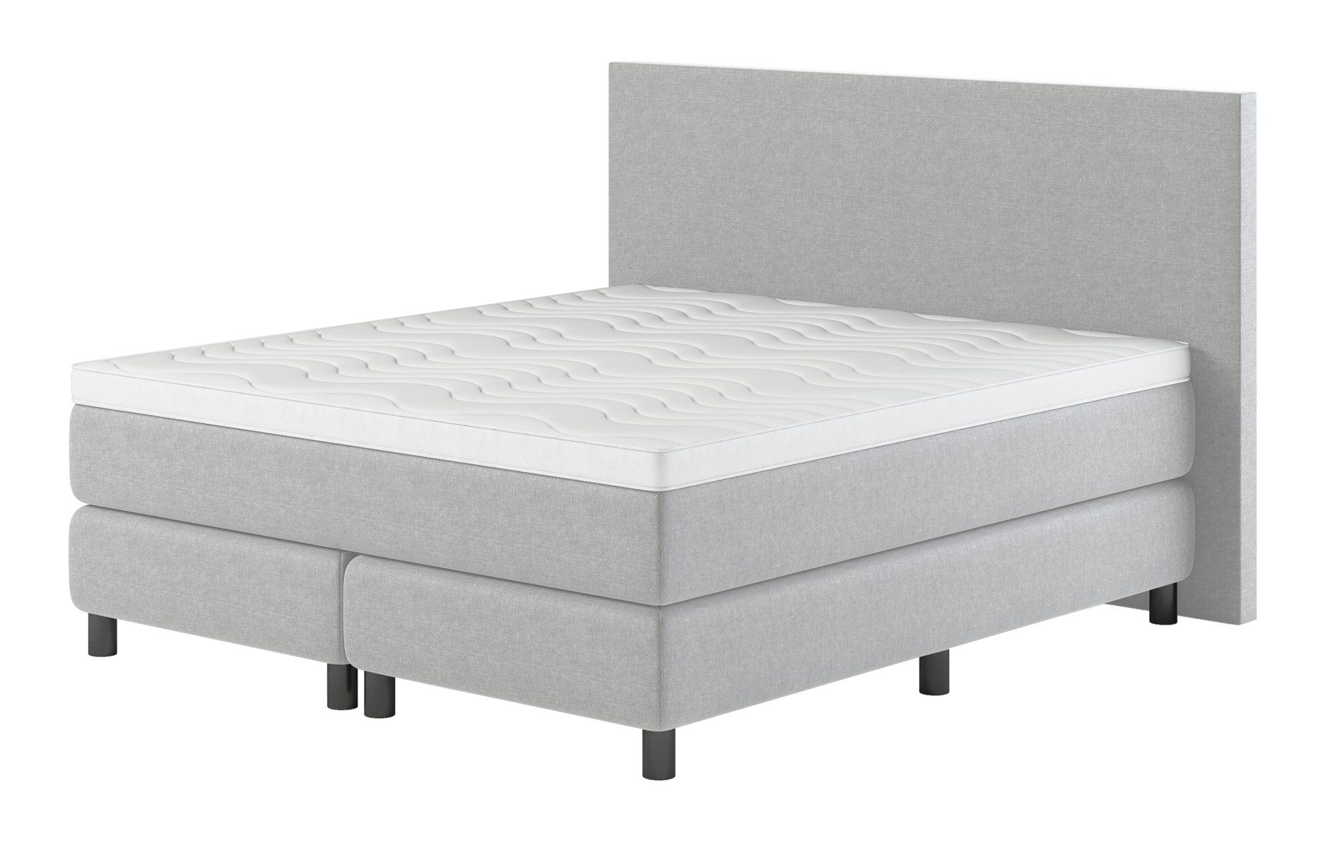 Bengus Boxspringbetten Boxspringbett Boxspringbett FLORENZ 140x200cm inklusive Topper, Boxspringbett, gutem Liegekomfort 7 Zonen Taschenfederkernmatratzen