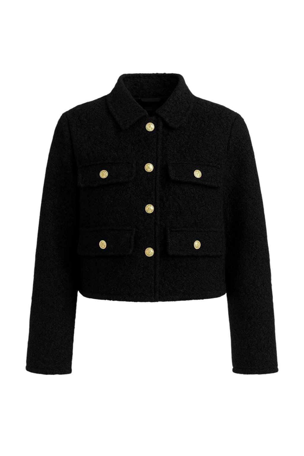 Mississhop Kurzjacke Elegante Übergangsjacke in Teddy-Optik, günstig online kaufen