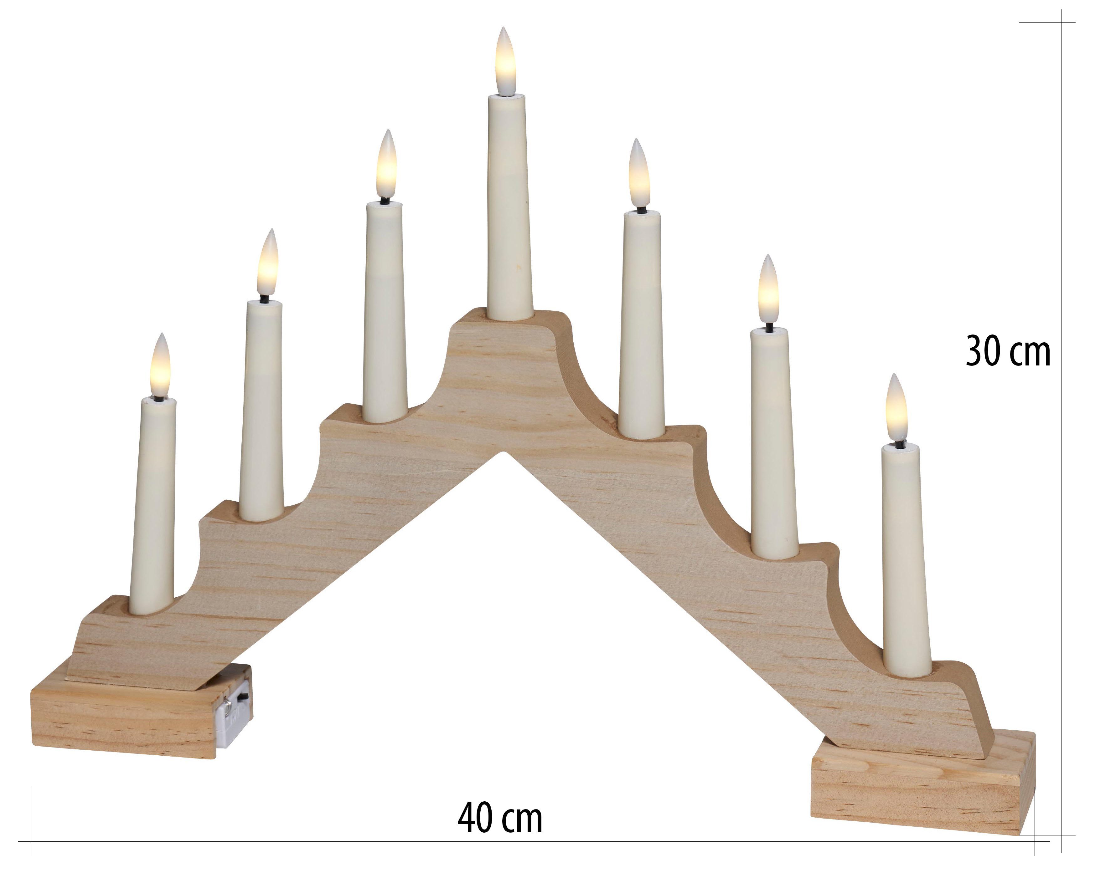Northpoint LED Lichterbogen Fensterleuchte Weihnachtsdeko 24h Timer Batteri günstig online kaufen