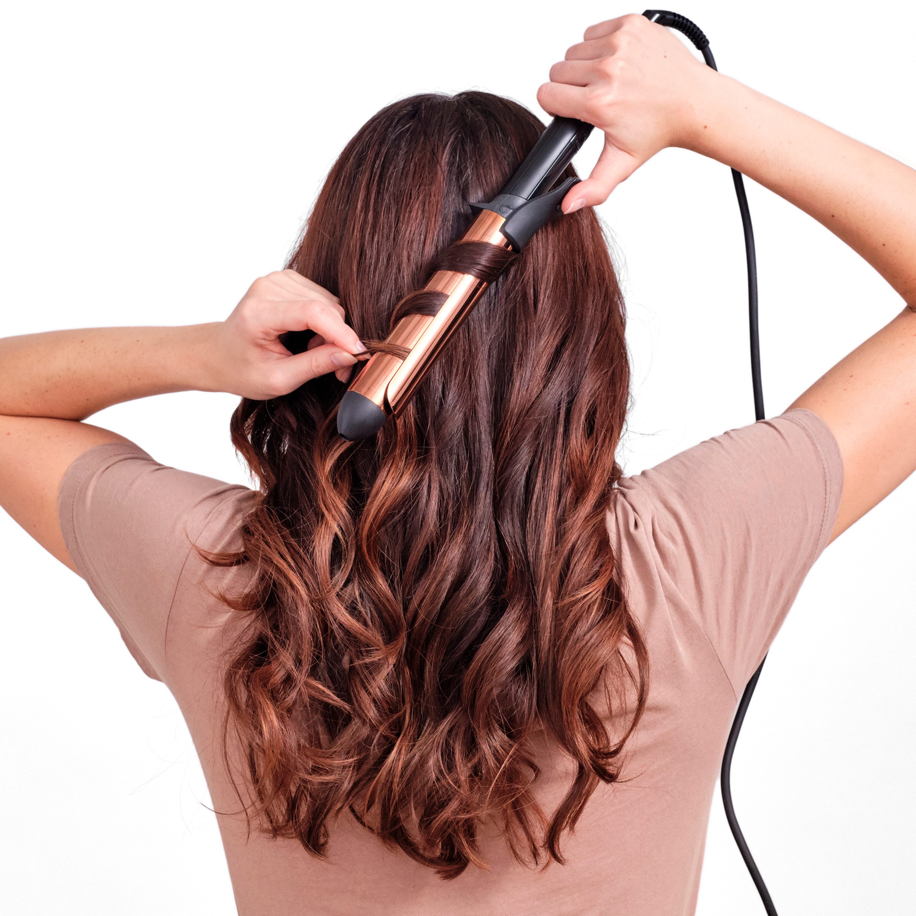 BaByliss Lockenstyler BaByliss Salon Brilliance Curls Lockenstab für große Locken, C459E, 32 mm Lockenstab, Advanced Ceramics™, 6 Temperaturstufen bis 210 °C