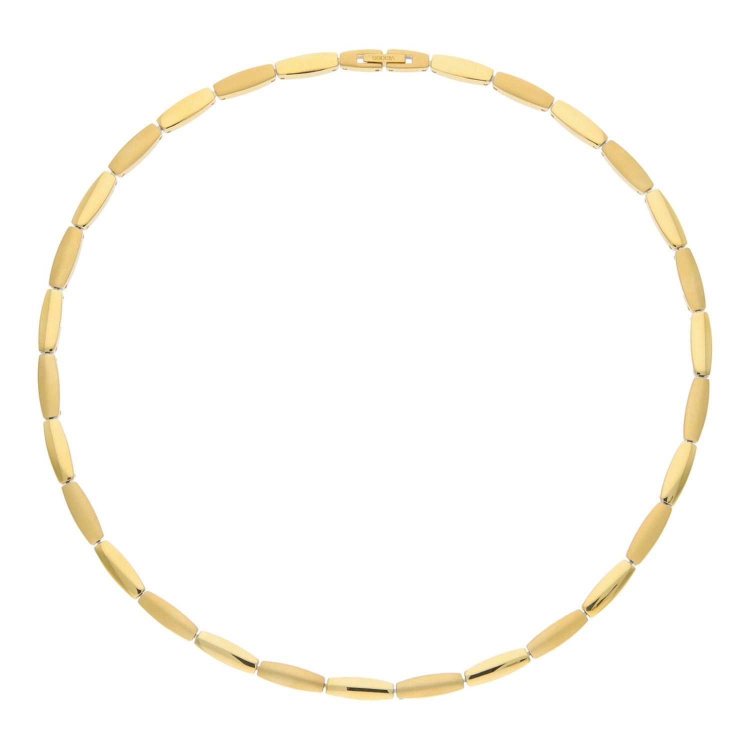 Boccia Gliederkette 08082-03, für Damen-Kette Titan Goldfarben