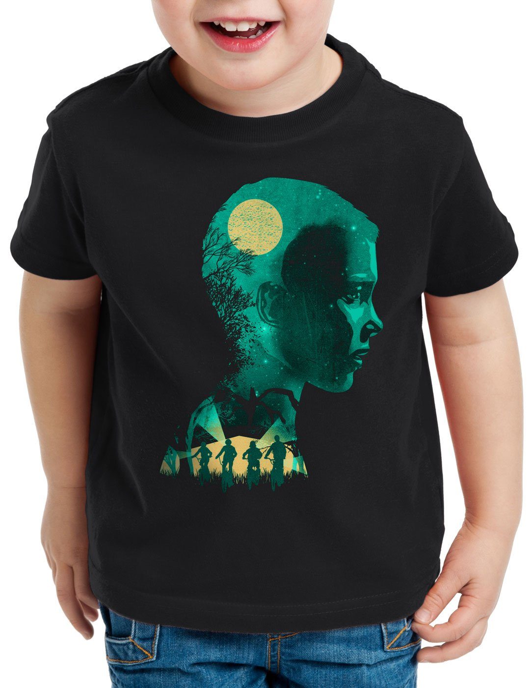 style3 Print-Shirt Kinder T-Shirt Strange Eleven demogorgon elfie dustin
