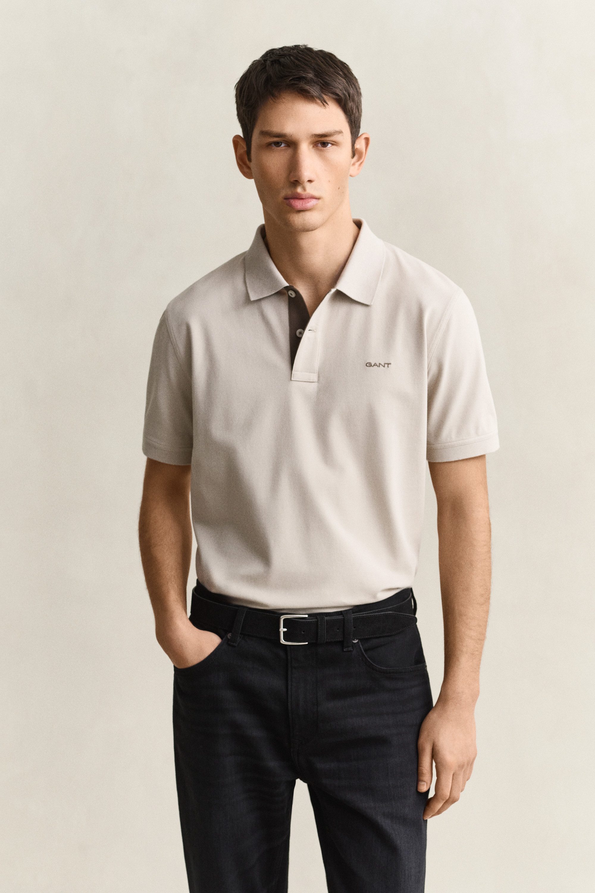 Gant Poloshirt REG CONTRAST PIQUE SS POLO mit kontrastfarbenen Einsätzen